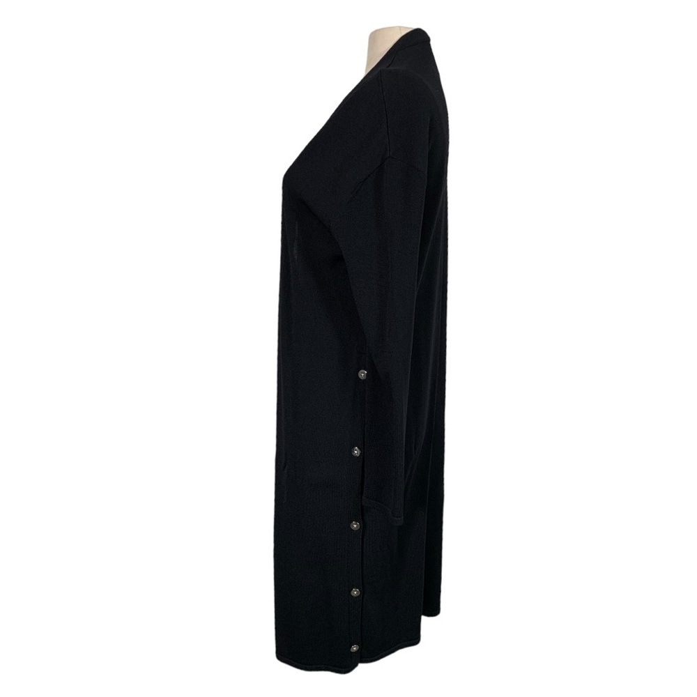 C/MEO COlLECTIVE Open Front Knit Cardigan Black Size XS - Picture 4 of 14
